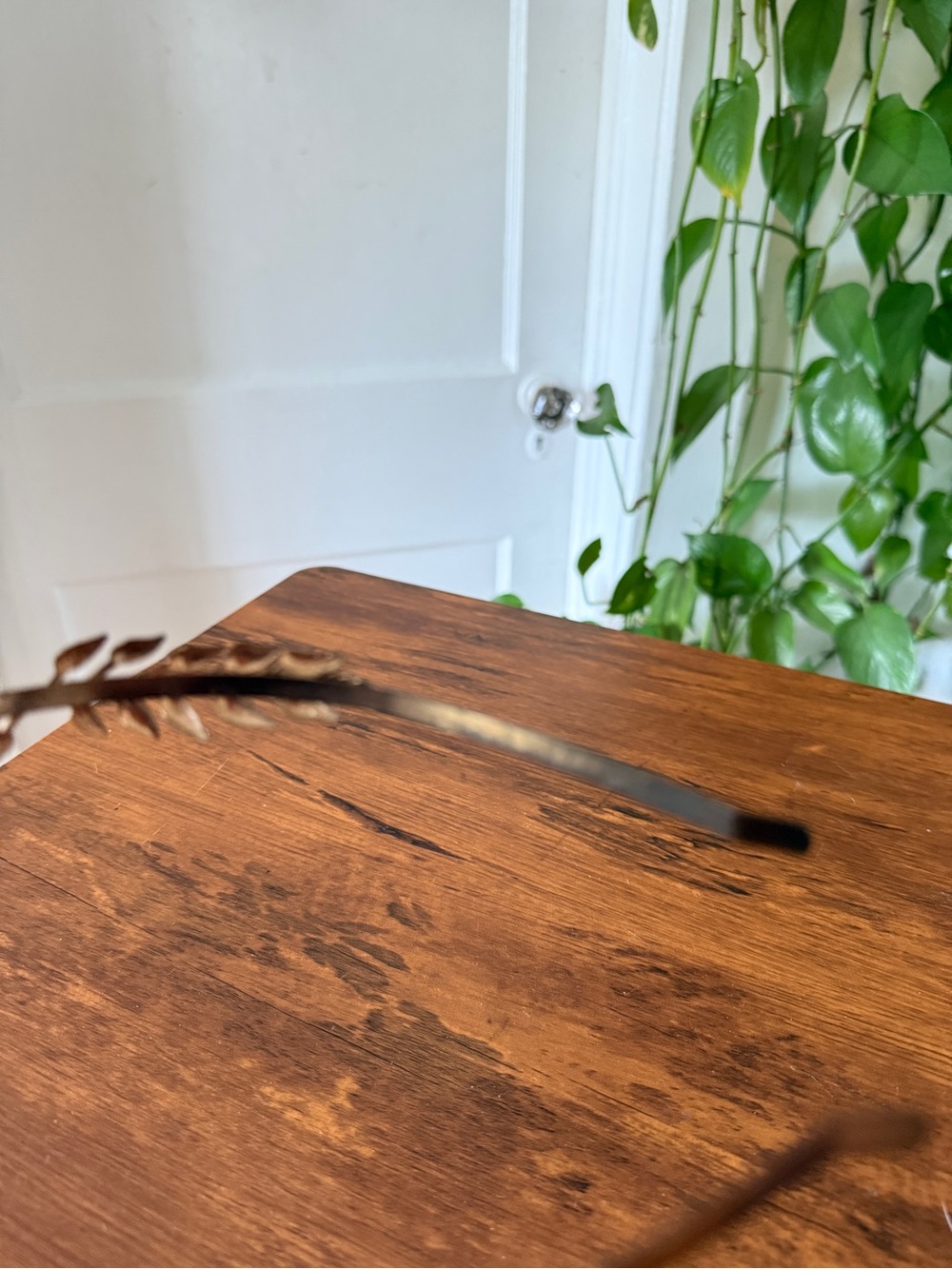 Gold Leaf Accent Headband - Women Accessories - Picture 8 of 11